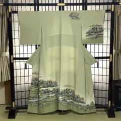 手描き京友禅 落款入 春霞訪問着 - メルカリ