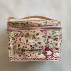 Marron Cream 花柄ポーチ