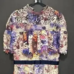 【美品】FRAY I.D ワンピース ドレス　刺繍　オケージョン　サイズ1