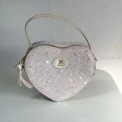 NICE CLAUPハートショルダーバッグ ピンク