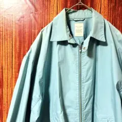ジャケット ターコイズブルー　スウィングトップ ミドル丈