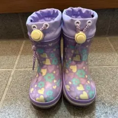 【15cm】アンパンマン コキンちゃん レインブーツ 長靴 パープル 防寒のサムネイル