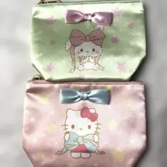新品未使用 ハローキティ ポーチ ウィッシュミーメルポーチ セット