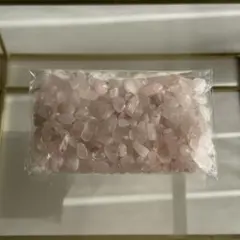 ローズクォーツ/さざれ石/.穴あり