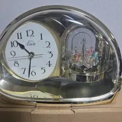 新品レア海外モデル】SEIKO セイコー置時計 ゴールド 鳥マーク 振り子