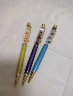 ハーバリウムボールペン 3本セット