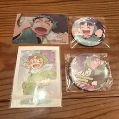 忍たま乱太郎　七松小平太　缶バッジ　ぱしゃこれ　クリアカード　カミアニ