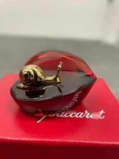 Baccarat バカラ ハート型 クリスタル置物 てんとう虫 透明 - メルカリ