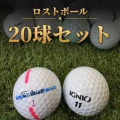 ゴルフボール ロストボール 20球セット0239