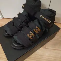【新品未使用】【値下げ】CHANEL アイボリー オープントゥ サンダル 2025年最新】シャネル 新作 サンダルの人気アイテム - メルカリ
