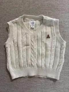 GAP ベスト　クリーム　ホワイト