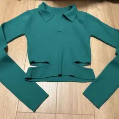 サイドオープンニット