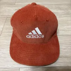 adidas コーデュロイ フライトキャップ オレンジ
