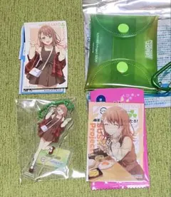 花里みのり　スシロー　プロセカ コラボ　マルチポーチ モモジャン