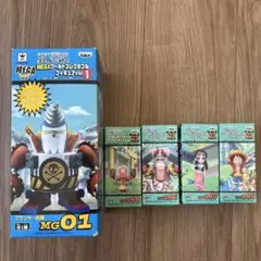 ワンピース メガワーコレフランキー将軍&ワーコレ23 4種セット　ルフィ