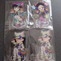 鬼滅の刃 ハロウィン 2025 アクリルスタンド 4点セット