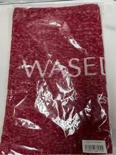 WASEDA university 早稲田大学　ジャガードフェイスタオル