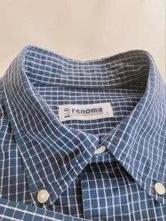 renoma ボタンダウンシャツ　Ｌサイズ
