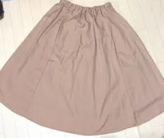 earth music＆ecology ベージュ フレアスカート