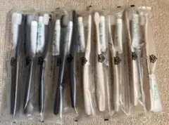 歯ブラシ　アパホテル　アメニティ　10本セット ホワイト ブラック　白　黒