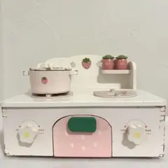 マザーガーデン 野いちごのおままごと ミニスタンドキッチン 他セット品のサムネイル
