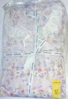 マザウェイズ　120　パジャマ　花柄　長袖　長ズボン　女の子　レース