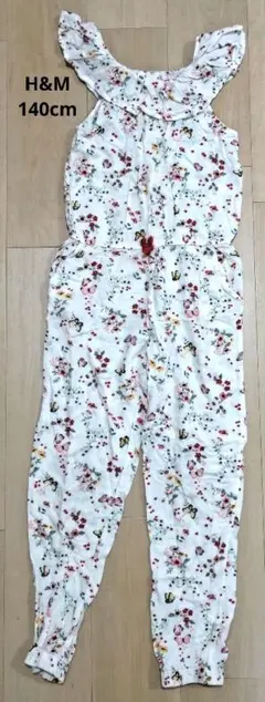 H&M 140cm オーバーオール サロペット オールインワン
