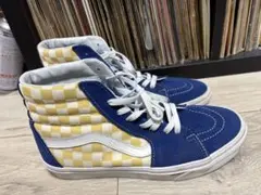 VANS SK8-HI ハイカット スニーカー ブルー イエロー