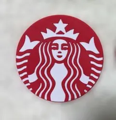 【1枚】レッド　スターバックスコースター　♪　可愛い スタバコースター