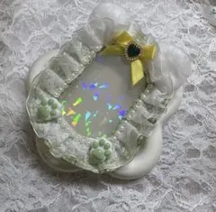 硬質ケース トレカケースホイップデコB8 y2k 猫耳 グリーン