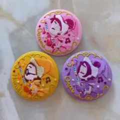 おジャ魔女どれみ 刺繍 缶バッチ