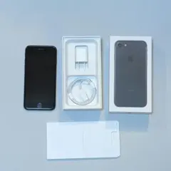 箱付属品つき SIMフリー iPhone 7 128GB Black