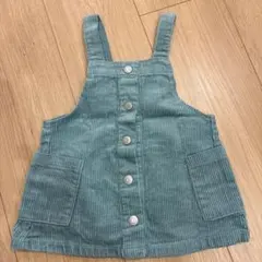 ZARAコーデュロイ ジャンバースカート 80