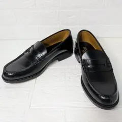 HARUTA コインローファー 6550 黒 27cm 3E 幅広