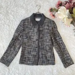 Gerard Darelツイードジャケット（7）ステンカラー　マルチカラーのサムネイル