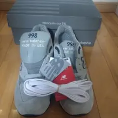 New Balance WTAPS 998 グレー 26.5cm