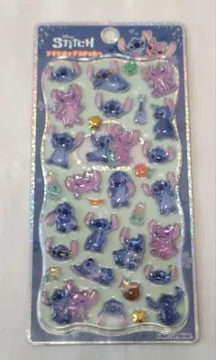 スティッチ　プチドロップステッカー　ディズニー