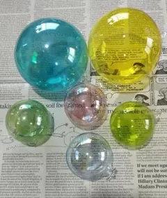 ハッピースマイル様専用【訳特2】ガラス玉オーナメント6個