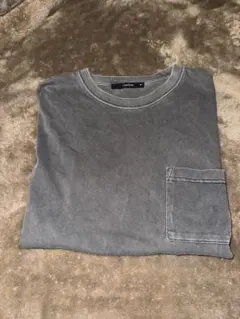 グレー 半袖 Tシャツ ポケット付き