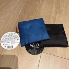 KALDI エコバッグ Helpers ブラック、ブルー