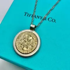 TIFFANY&Co. セントクリストファー18K×SV925 メダイネックレス - メルカリ