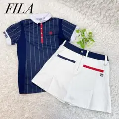 美品✨FILA GOLF ゴルフウェア　半袖ポロシャツ スカート M 2枚