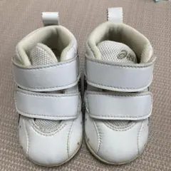 asicsホワイト ベビーシューズ 11.5cm