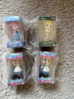 ディズニーキャラクター Qposket ミニチュアコレクション4 体セット
