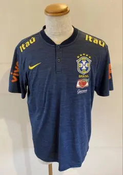 Nike Brasil CBF ヘンリーネック シャツ Lサイズのサムネイル