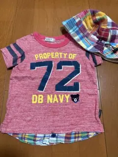 ミキハウス　ダブルビー80 Tシャツと帽子