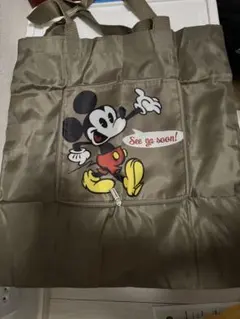 ディズニー ミッキー フラットトート