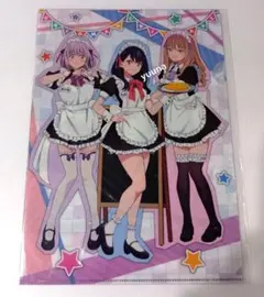 希少 グリッドマンユニバース 夢芽 六花 アカネ クリアファイ AMOCAFE