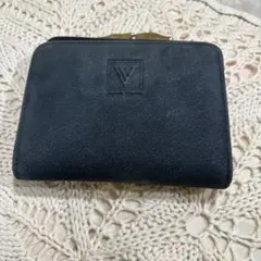 Rudolph Valentino 二つ折り財布 ネイビー