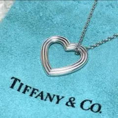 TIFFANY&Co.ティファニー　メナードオープンハートネックレス
